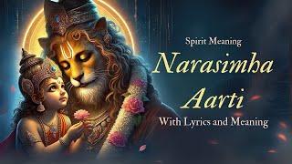 Narasimha Aarti | Powerful Narasimha Dev Prayer with Lyrics & Meaning | Lord Narasimha Bhakti