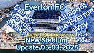 Everton FC New Stadium At Bramley Moore Dock Update 05-03-2025