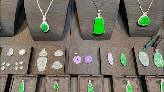 1🈷️4日玉麒麟翡翠 |翡翠直播 | jewelry 珠宝 | 腾冲老料| 缅甸翡翠 |特色翡翠|