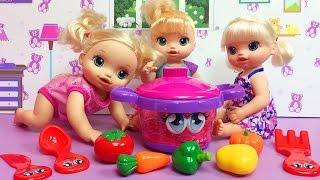 Baby Alive ile Oyuncak Bebek ve Konuşan Oyuncak Tencere | EvcilikTV