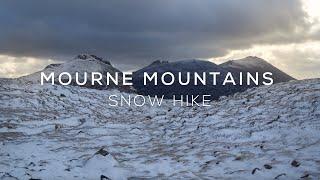 Snow in the Mourne Mountains - 4K Cinematic Footage