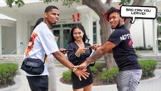 C0CK BL0CKING PRANK ON COLLEGE GIRLS! Ft. Smooth Gio