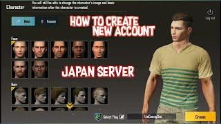 How To Create New Account, Japan Server | PUBG MOBILE