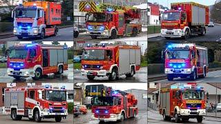 [WLF, RÜSTWAGEN & MEHR] - Feuerwehr ENNEPE-RUHR KREIS | XXL-Einsatzfahrten Zusammenschnitt!