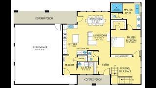 Farmhouse Designs and Floor Plans 3 Bedrooms 2 50 Bath 1068 sq ft