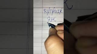 Ruthvik name logo/ #shorts #ytshorts #nameart #namedesign #ruthviknamelogo