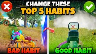 CHANGE THESE BAD HABITS NOW IN BGMI(Tips/Tricks) Mew2.