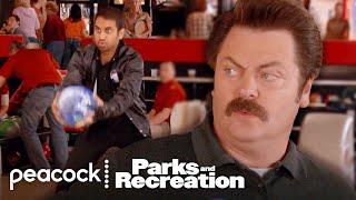 Ron Hates Tom's Bowling Technique | Parks and Recreation