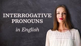 Interrogative pronouns // English Grammar Lessons