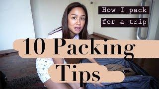 How I pack for a trip: 10 PACKING TIPS || Kelly Misa-Fernandez