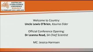 Uncle Lewis O'Brien: Welcome To Country #CitSciOz18