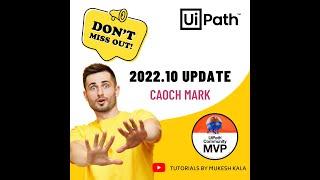 UiPath 2022.10 Updates | Coach Mark Navigator | UiPath New Features #shorts