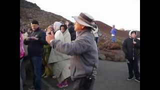 Sunrise chant at Haleakalā National Park