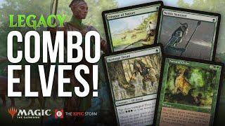 Bryant plays Legacy Challenge Winning Combo Elves Decklist! Mono-Green Storm | Magic: The Gathering