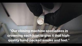 STM Canna Pre-Roll Auto Closing Machine