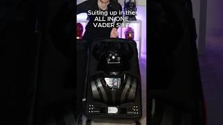 Suiting up in the Jazwares Vader suit #cosplay #darthvader #cosplayer #starwars #unboxing #shorts