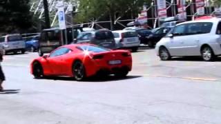 Ferrari 458 Italia test drive in Maranello, Italy