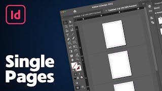 How to Make Single Page Spreads in InDesign