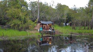 BERMALAM DI DANAU RAWA DAN GANASNYA MONSTER MENGHANTAM TAJUR DI MALAM HARI..!!