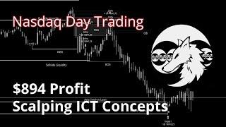 Nasdaq Day Trading: Liquidity Sniper - Scalping ICT Concepts