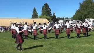 SFU Pipe Band - Piping Hot Summer Drummer Medley - Skagit Valley Highland Games 2024