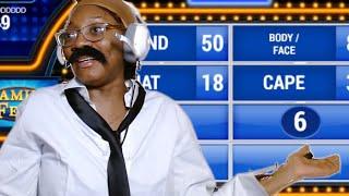 KYAH PLAYS FAMILY FEUD DRESSED AS STEVE HARVEY