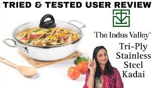 INDIA'S Best Triply Steel Kadai Tried & Tested Review of Triply Stainless Steel Kadai