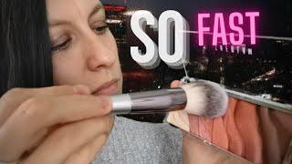 Fast ASMR, Fast Makeup ( The Fastest Ever)! No Talking, DIFFERENT than what you're used to 