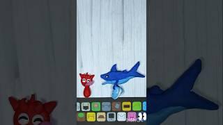TRALALERO TRALALA vs Sprunki Raddy | Clay Stopmotion Fight!