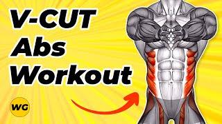 10 MIN V-cut Abs Workout For Ripped Obliques (Do This At Home Without Equipment)