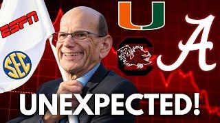 ESPN FINALLY ADMITS SHOCKING Truth about CFP + Alabama | Paul Finebaum | Miami | South Carolina