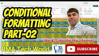 Conditional Formatting part-02 #advanceexcel #conditionalformattinginexcel #excelfunctions