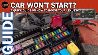 Battery dead: How to get in/out your vehicle and a guide on how to boost your Lexus.