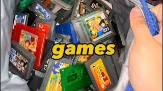 We discovered this 20 year old video game collection