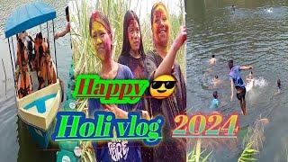 Holi Vlog Video 2024 | Happy Holi Vlog|Jusen Pent Dilkhor #jusen183|Holi Thong Lai Mani Vlog 