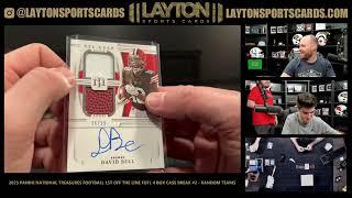 GREAT CASE! 2023 Panini National Treasures Football 1st Off The Line FOTL 4 Box Case Break #2