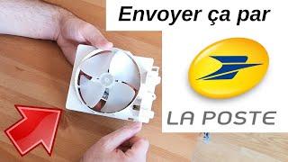 Comment envoyer un petit ventilateur de four à micro-ondes par LaPoste (revente d'occasion sur Ebay)