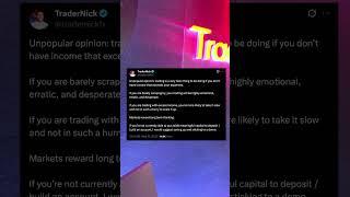 Small account warning…