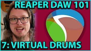 Reaper DAW 101 Part 7:- VSTi Drum Routing (Slate Drums 5, MT Power Kit etc)