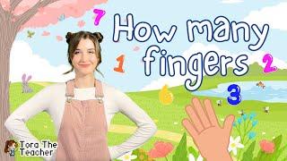 How Many Fingers | Kids Song | Action Songs for Children