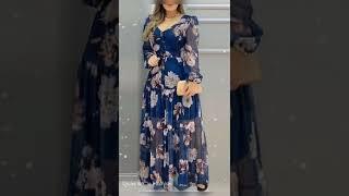 Lindos Looks com Vestidos Longos | Moda Feminina ️ #shorts