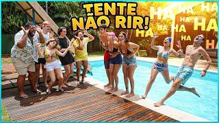 SE DER RISADA NESSE VÍDEO = CAIR NA PISCINA - TENTE NÃO RIR IMPOSSÍVEL (ADR VS GKAY) [REZENDE EVIL]