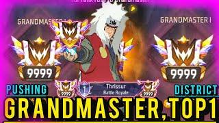 Pushing Top1In DistrictGrandmaster Rankpushing|Tips And Tricks|Garena FreeFireMAX