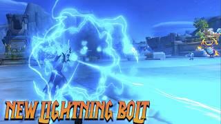 New Shaman LIGHTNING BOLT ANIMATION & SFX - WoW The War Within