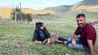 Yayla'da 94 Yaşındaki Rabia Nene İle Sohbet, Honefter Yaylası/Düzköy/Trabzon