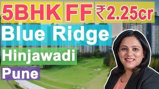 ₹2.25cr | 5BHK flat FF for sale |  Blue Ridge Hinjewadi  Pune | 2021 | Golf facing