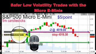 Bracket Orders/OCO and Low Volatility Trading