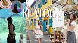 KL Vlog 5D4N | Exploring Bukit Bintang, Twin Towers, Chinatown, Aquarium, Cafe Hopping!