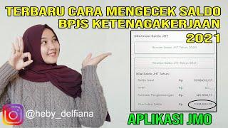 CEK SALDO BPJS KETENAGAKERJAAN MELALUI APLIKASI JMO | HEBY DELL #JMO