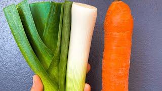 Carrot, Potato and Leek Soup | Carrot, Leek and Potato Soup Recipe